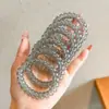 Diadema para el pelo tipo cable de teléfono de alta gama para mujer, nuevo modelo 2026, alta elasticidad, duradera, banda de goma para el pelo, accesorio para el pelo