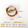 Adesivos Decorativos de Geladeira Comida Chinesa Abóbora Costela de Porco Sopa de Leite Panela de Sopa Sementes Peixe Mapo Tofu Bazhen Frango Cartão Grande Brincadeira de Comida