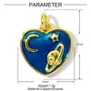 Collar Colgante de Corazón Goteante Planeta Luna Gato de Cobre Zircón Europeo y Americano Joyería Colgante Arcoíris Uva Champiñón para Mujer