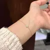 Pulseira da Sorte Trevo de Quatro Folhas Banhada a Prata S925 com Ouro 18K, Estilo Japonês, Luxo Leve, Simples e Versátil, Joia Elegante e de Alto Padrão