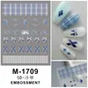Adesivos de Manicure Homem Leão Ano Novo 2024 Adesivos 5D Embossados Tendência Nacional Leão Festivo Ruyi Cabeça de Leão Adesivos Tridimensionais para Unhas