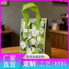 Bolsas de Empaque Desechables Gruesas Ecológicas No Tejidas con Logo Personalizado, Aislamiento para Entrega de Pasteles y Soporte para Impresión de Muestras