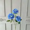 Arranjo de Flores Artificiais Azuis de Luxo para Casamento Arranjo Floral DIY Arranjo de Flores para Janela de Shopping Center ao Ar Livre Paisagismo com Flores Artificiais
