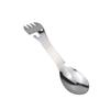 Cuchara Multifuncional para Exterior Acero Inoxidable Tenedor Cuchara Integrado Portátil Vajilla para Camping Abridor de Botellas Abridor de Latas Cuchillo y Tenedor Cuchara