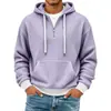 Sudadera con capucha de gofre de peso pesado de manga larga con bloques de color de ajuste holgado, ropa deportiva casual para hombre, nueva tendencia transfronteriza europea y americana