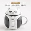 Taza de Té Panda Taza para Separación de Té para el Hogar Taza de Agua de Cerámica Taza Personal Especial Linda Taza para Oficina