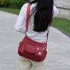 2024 nova bolsa de ombro feminina bolsa retrô de nylon bolsa feminina estilo coreano bolsa de ombro mensageiro bolsa casual de rua