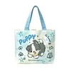 Bolsa de Lona Fofa de Desenho Animado para Animal de Estimação Bolsa de Mão Bolsa de Armazenamento para Alunos do Ensino Fundamental e Médio Presente Prático para Compartilhar