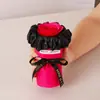 Rosa de Navidad mini flor seca ramo pequeño Día del Maestro enviar a novia cita bolsillo vida eterna flor de jabón venta al por mayor
