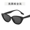 Óculos de Sol Triangulares Olho de Gato Cai Xukun Moda Personalidade Óculos de Sol ins Celebridade da Internet Coreano Tendência Óculos de Sol
