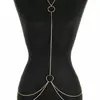 WMS Metal Moderno Cadena Corporal de Círculo Grande Collar Nuevos Accesorios para Amazon y AliExpress Transfronterizos Europeos y Americanos