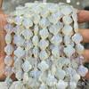 14mm pedra natural cristal ágata trevo de quatro folhas contas soltas semi-acabadas pulseira faça você mesmo acessórios de joias antigas atacado