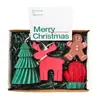 Guyu Set de Regalo de Velas Aromáticas Navideñas de 4 Piezas Decoración Navideña Personalizada para el Hogar