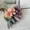 Viento Ins Primavera Tenis de Mesa Crisantemo Flor de Simulación 6 Granos Púas Flor Falsa Combinación de Colores Macarrón Adornos de Escritorio Accesorios para Disparos