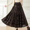 Moderna Falda de Mujer con Acabado Afelpado para Otoño/Invierno 2026, Nueva Falda Plisada de Cintura Alta que Cubre la Cadera, Falda Evasé Elegante por Ambos Lados