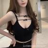 Nuevo Estilo de Celebridad de Internet, Top Tubo con Lazo y Espalda Hermosa, Camisola Sexy y Atractiva para Usar con Ropa Exterior, Lencería para Mujer