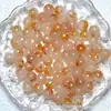 Nova pulseira de mão chinesa com contas de gelatina fosca degradê douradas, feitas à mão, com contas de vidro esmaltado e acessórios, contas soltas para atacado