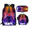 Nova Incrível Mochila Escolar, Lancheira e Estojo do Circo Digital