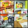 Etiqueta de Explosão Foto POP Clipe Publicitário Quadro de Desenho Fotográfico Clipe de Moldura de Exibição Preço Especial Preço da Marca Marca Clipe Transparente