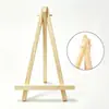 Caballalete pequeño de madera de escritorio, soporte para tabla de pintura artística, soporte de madera maciza para exhibición de fotos de artesanía, venta directa del fabricante