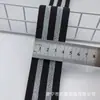 Em estoque 4cm5cm de largura cebola dourada cebola prateada faixa elástica listrada ouro branco e fio prateado cintura cabeça camurça teia fabricantes