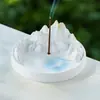 Incensário Sunshine Golden Mountain para Mesa de Casa, Bandeja de Incenso Criativa para Sala de Estudo, Sala de Chá, Pequeno Ornamento Inspirado em Zen