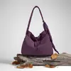 Bolsa Tote Gran Capacidad Viaje Diario Bolso de Hombro para Mujer Bolso de Mano Ligero Bolsa de Lona para Estudiantes Clase Estilo Otoño e Invierno para Hombre
