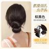 Grampo de Cabelo para Mulheres com Estilo Tradicional Chinês, Presilha para Cabelo Coque, Rabo de Cavalo Baixo, Postiço Fofo para a Parte de Trás da Cabeça, Peruca Estilo Chinês Novo