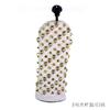 Golf Golden Skull Remache Funda Palo Madera Empuje Funda Palo 1/3/5/UT Palo Madera Protección Cabeza Semicircular Forma L