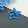 Pasador de color dopamina para niña, tarjeta para el pelo de estrella de cinco puntas para niños, pin BB de color caramelo, clip para accesorios de pelo de color macarrón
