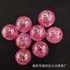 Cor mágica 16mm acrílico pipoca estourada contas acessórios de joias diy feitos à mão online Transmissão ao vivo Vermelho