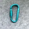 Mosquetón Colorido Exterior en Forma de D Conector Multifuncional de Colgado Rápido Accesorios de Gancho Engrosado de Aleación de Aluminio para Mochila