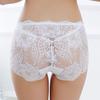 Roupa íntima Feminina Renda Cintura Média Sem Costura Verão Ultra Fina Quadril Tamanho Grande Meninas Cheinhas Quente Vazado Sexy Tanga 8070