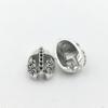 Venta al por mayor transfronteriza aleación plata tibetana casco máscara perforada DIY accesorios de joyería pulsera cuentas accesorios joyería