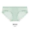 Ropa interior de algodón de cintura baja para niña con encaje fresco, bragas de algodón sin costuras antibacterianas de seda morera para mujer, venta al por mayor