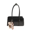 Bolsa de Alta Qualidade Grande Capacidade Feminina Outono e Inverno 2024 Nova Textura Bolsa de Ombro Transversal Bolsa Tote Vintage para o Dia a Dia Tendência