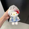 Auténtico Peluche de Dibujos Animados Sanrio Hello Kitty Bolsa Decoración Colgante Llavero Colgante