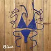 Explosiones Europeas y Americanas Tomar el Sol Bikini Hecho a Mano de Ganchillo Traje de Baño en Miniatura Micro Traje de Baño