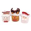 Novas Decorações de Natal Papai Noel Fofo Boneco de Neve Veado Saco de Maçã Saco de Presente para Crianças Flanela Segura Saco de Frutas