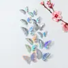 Pegatinas de Pared de Mariposa Estéreo 3D Decorativas de Gama Alta Autoadhesivas para el Hogar Decoración de Paredes al por Mayor Fondo Creatividad Festiva