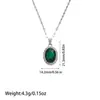 Collar con Colgante de Corazón de Amor Transfronterizo Europeo y Americano Más Vendido, Cadena para Clavícula de Acero de Titanio de Lujo Ligero de Gama Alta, Venta al por Mayor de Fábrica en Stock