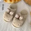 Pantuflas de Felpa de Gatito Lindo para Niñas 2026 Invierno Nuevas Pantuflas Cálidas de Algodón Antideslizantes para Casa de Niñas Pequeñas