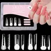 Caja de Moldes para Uñas Pegamento de Cristal Rápido para Extensión Uñas Postizas 96 Piezas con Escala Fábrica de Uñas Postizas Venta al por Mayor