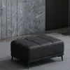 Sofá de cuero nórdico resistente a los arañazos, taburete, reposapiés, sala de estar, simple para el hogar, entrada, banco para cambiar zapatos, banco largo, taburete para pie de cama, cuero