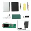 Caja de Batería 21700 Módulo de Carga Rápida 22.5W Pantalla TFT a Color de 0.96 Pulgadas Pantalla Digital Kit de Fuente de Alimentación Power Bank DIY No