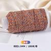 Cuerda de Cinco Colores Tao Cuerda Trenzada Hecha a Mano Cielo Estrellado Degradado Hilo de Algodón Retorcido a Mano Rollo Grande Pulsera Accesorios de Joyería DIY Material Cuerda