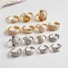 Anillo abierto redondo con diseño floral de goteo de aceite transfronterizo europeo y americano, anillo para dedo índice estilo vintage de lujo ligero, joyería de alta gama de lujo ligero para mujer