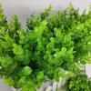 Fornecimento de fábrica 7 garfo eucalipto planta de simulação de flor de água planta de flor de plástico flor decorativa por atacado