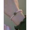 Pulsera de Perlas de Agua Dulce Estilo Shake Tone Ojo de Gato para Mujer Diseño Nicho ins Novia Nuevo Estilo Perla Novia Combinable