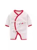 [Personalizado] Nuevo Arnés de Mariposa Ropa de Una Pieza para Bebé Recién Nacido 0-3-6 Meses Romper de Algodón Puro para Bebé